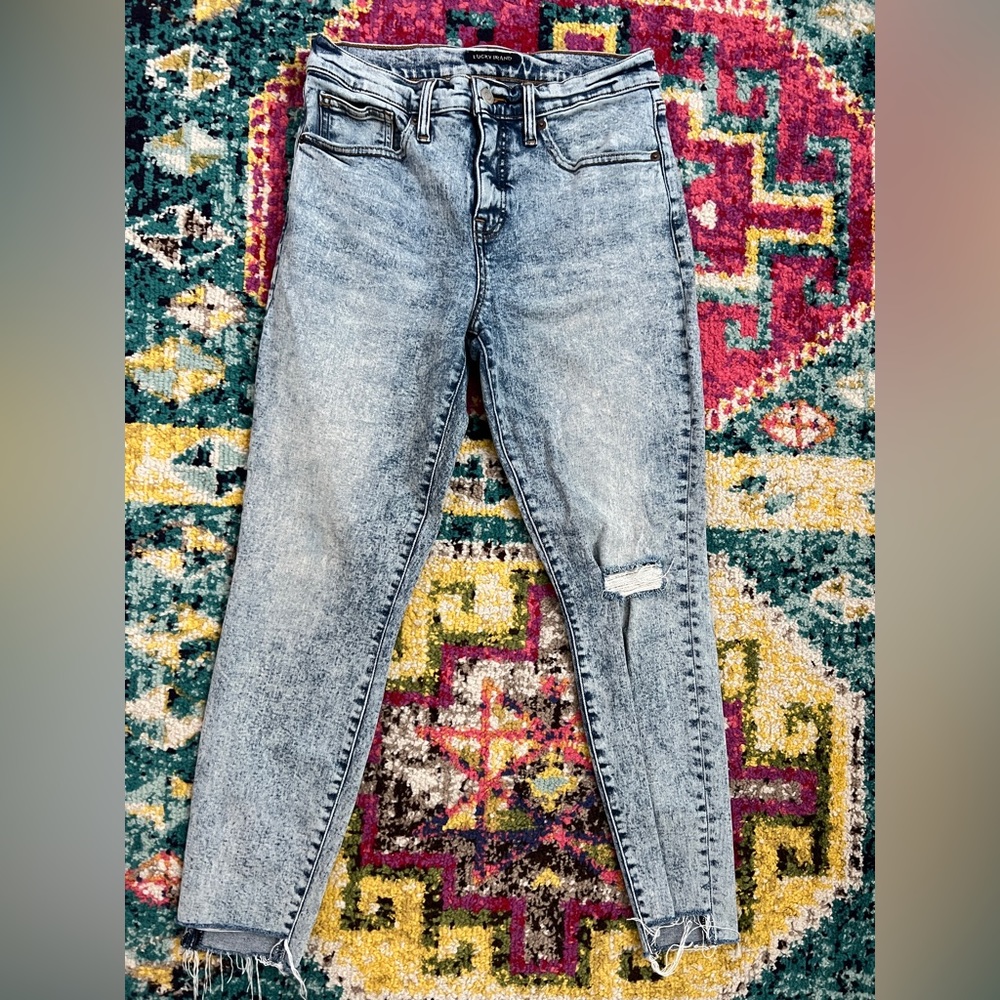 Lucky Brand Mid Rise Ava Skinny Jeans